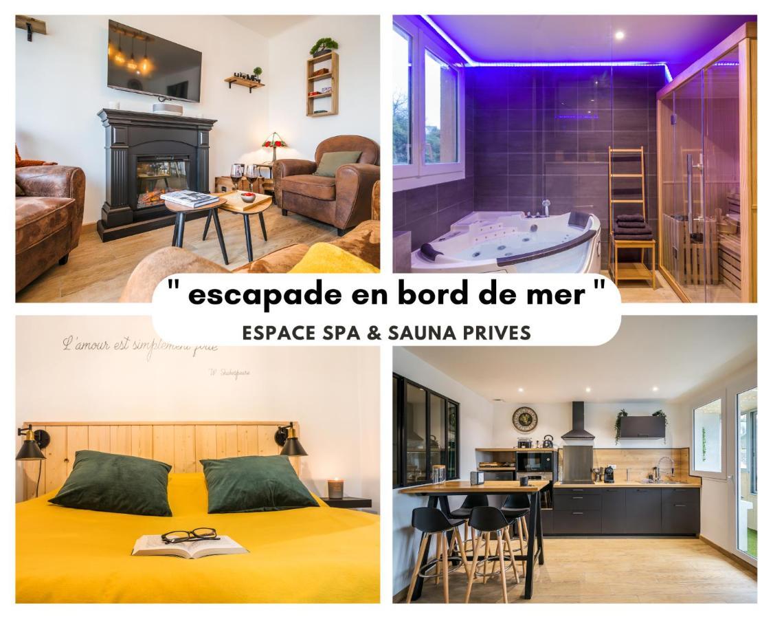 Escapade En Bord De Mer Avec Sauna Et Spa Prives Биник Экстерьер фото